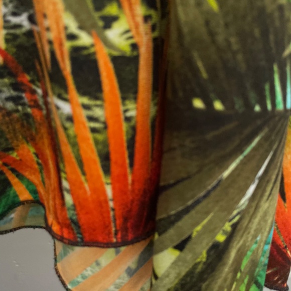 Gitane made in Canada, hawaïien print, tunic/dress, size medium, mini length - Picture 9 of 9